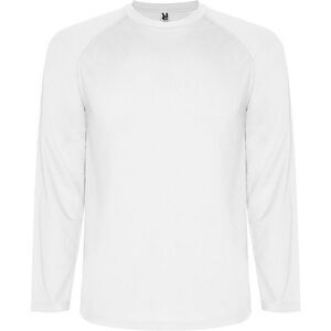 Roly Childrens/Kids Montecarlo Long-Sleeved Sports T-Shirt / White